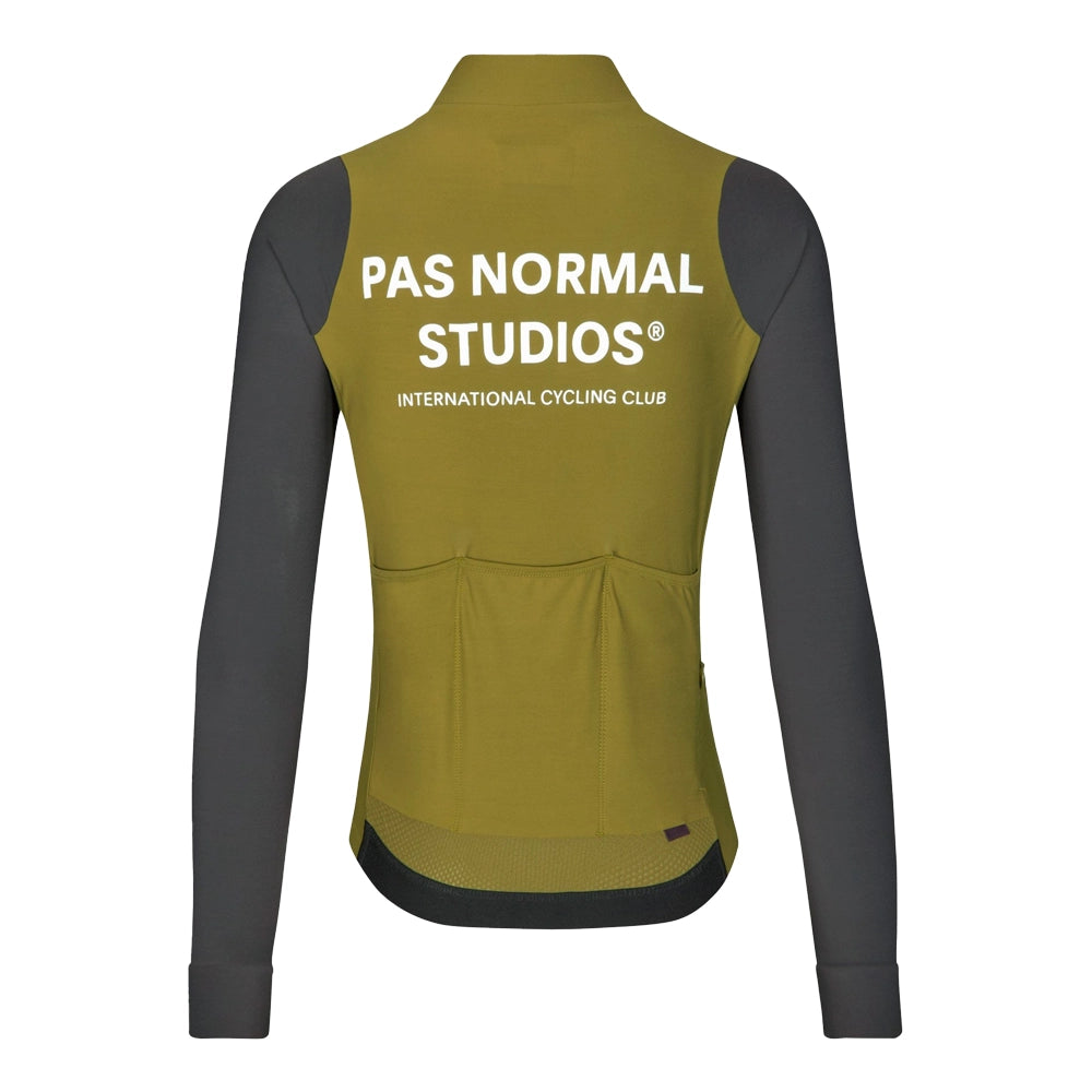 PAS NORMAL STUDIOS Mechanism Long Sleeve Women Jersey AW23 - Deep Grey/Green