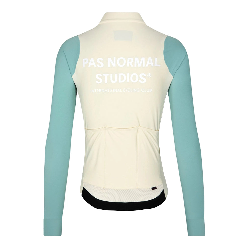 PAS NORMAL STUDIOS Mechanism Long Sleeve Women Jersey AW23 - Off White/Light Teal