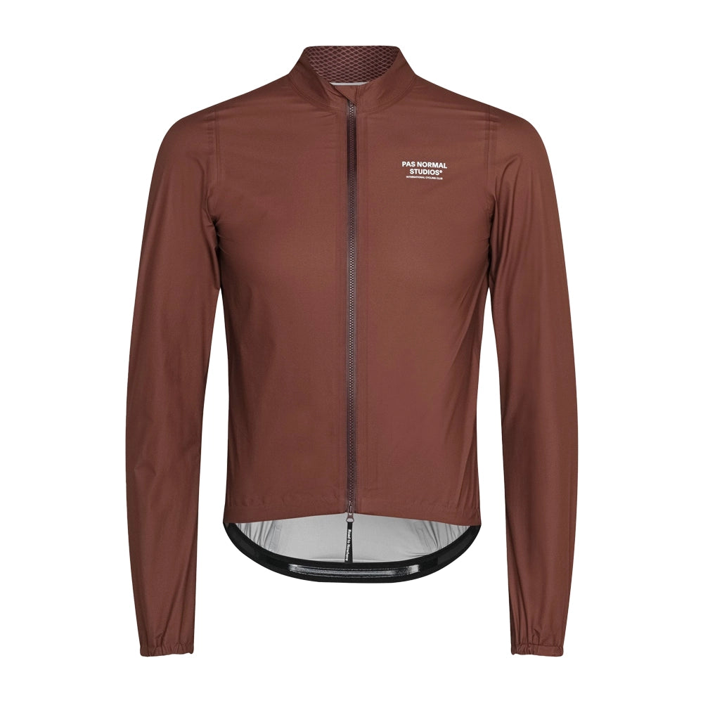 PAS NORMAL STUDIOS Mechanism Pertex Rain Jacket - Dark Brown