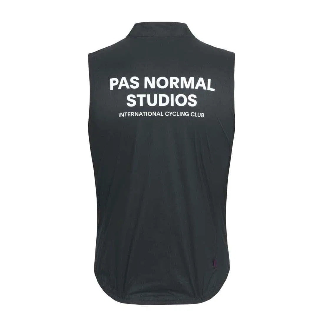 PAS NORMAL STUDIOS Mechanism Rain Gilet AW23 - Black