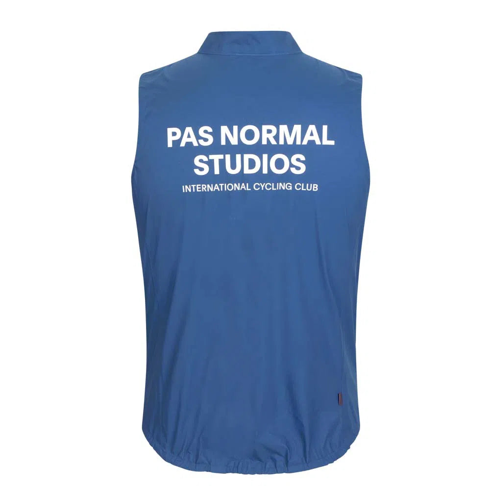 PAS NORMAL STUDIOS Mechanism Rain Gilet AW23 - Dark Blue