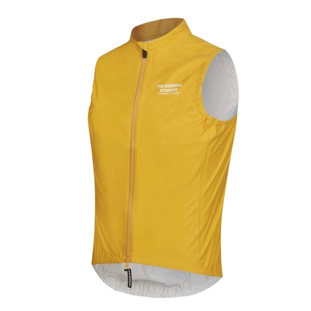 PAS NORMAL STUDIOS Mechanism Rain Gilet - Bright Yellow