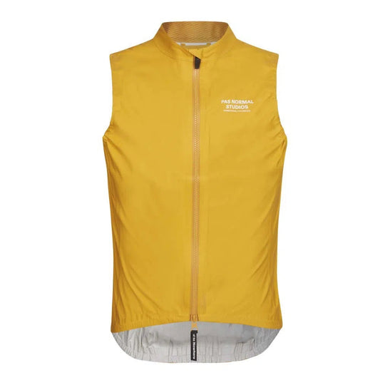 PAS NORMAL STUDIOS Mechanism Rain Gilet - Bright Yellow