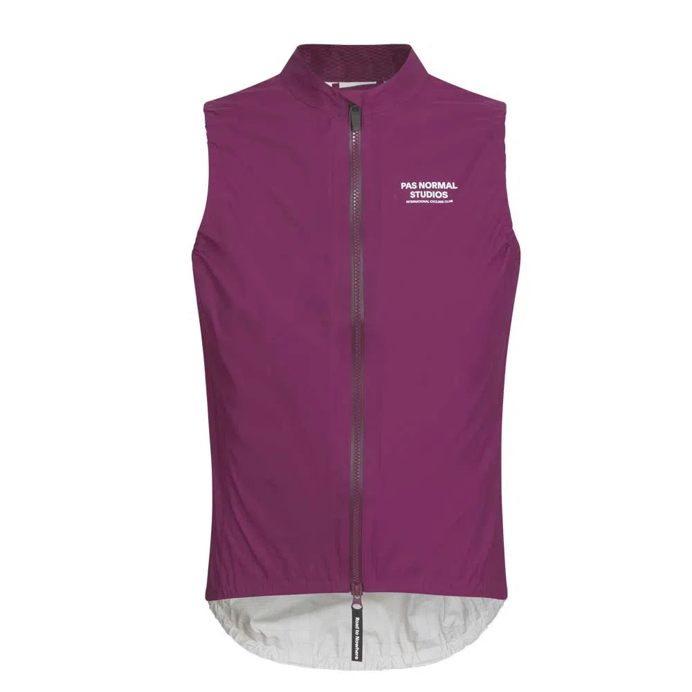 PAS NORMAL STUDIOS Mechanism Rain Gilet - Magenta