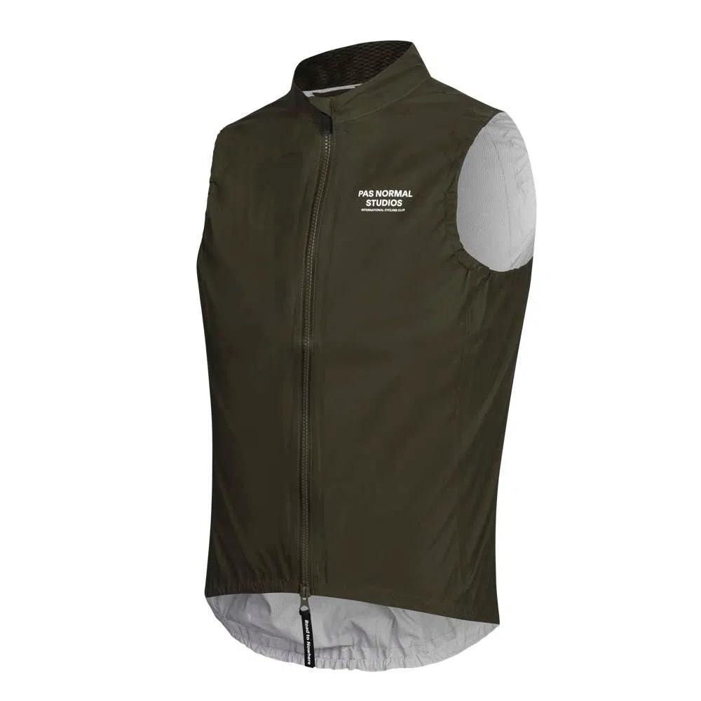 PAS NORMAL STUDIOS Mechanism Rain Gilet - Olive