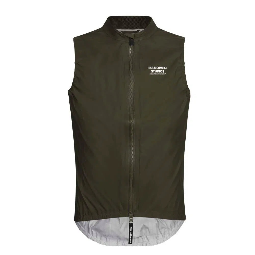 PAS NORMAL STUDIOS Mechanism Rain Gilet - Olive