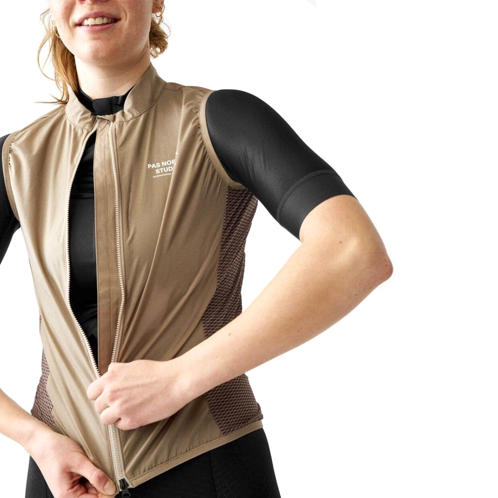 PAS NORMAL STUDIOS Mechanism Stow Away Gilet AW23 - Beige