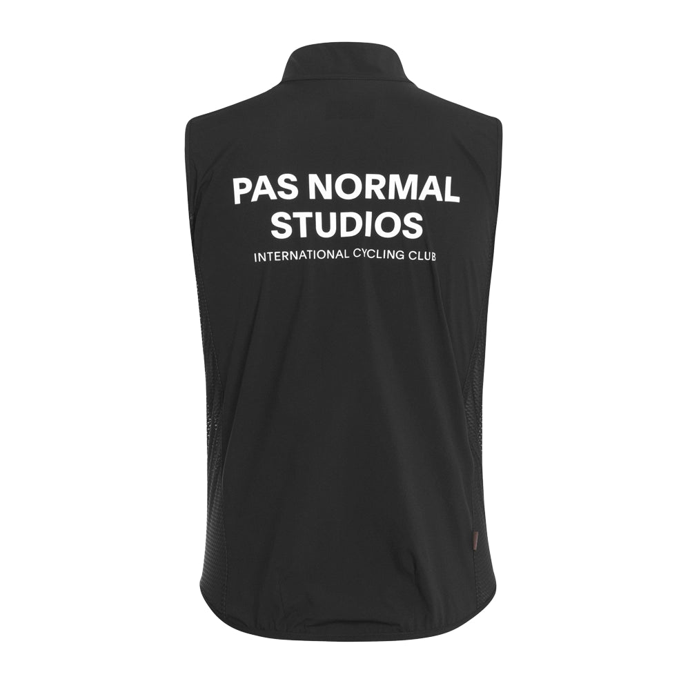 PAS NORMAL STUDIOS Mechanism Stow Away Gilet AW23 - Black