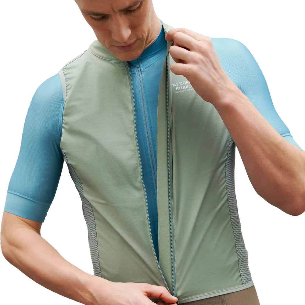 PAS NORMAL STUDIOS Mechanism Stow Away Gilet - Dusty Mint