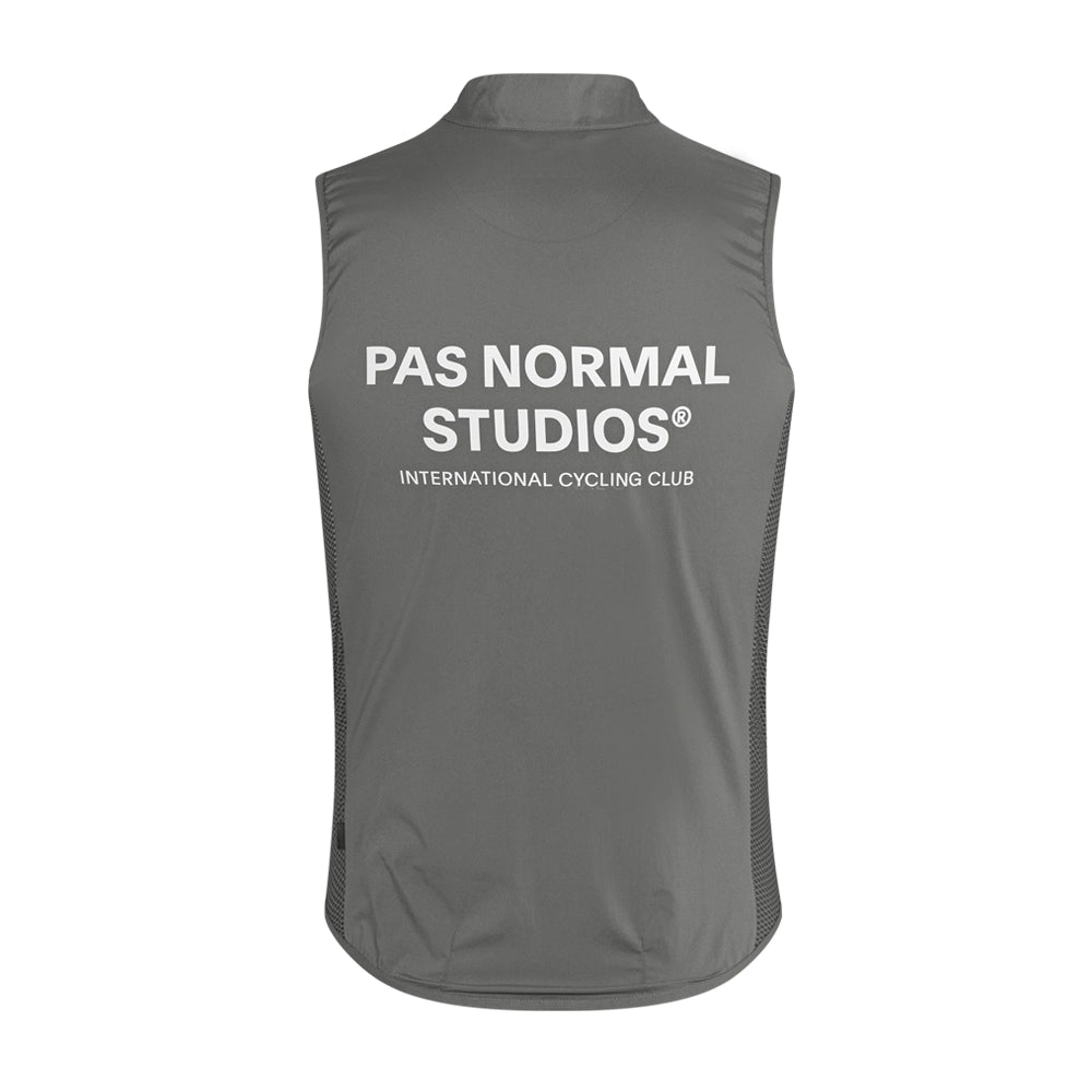 PAS NORMAL STUDIOS Mechanism Stow Away Gilet SS23 - Medium Grey