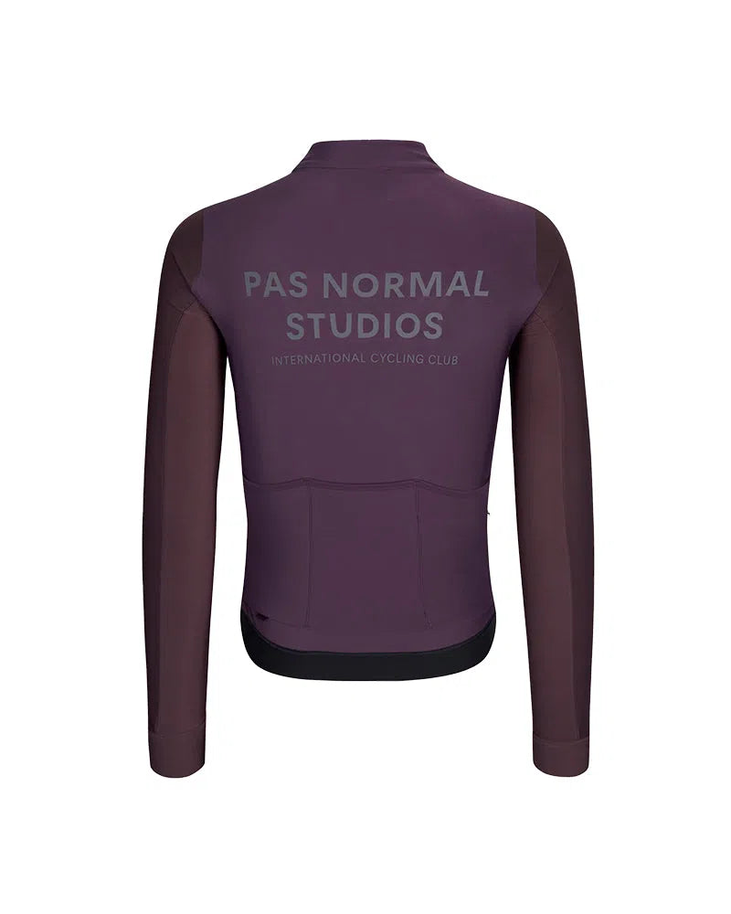 PAS NORMAL STUDIOS Mechanism Thermal LS Jersey AW23 - Bordeaux