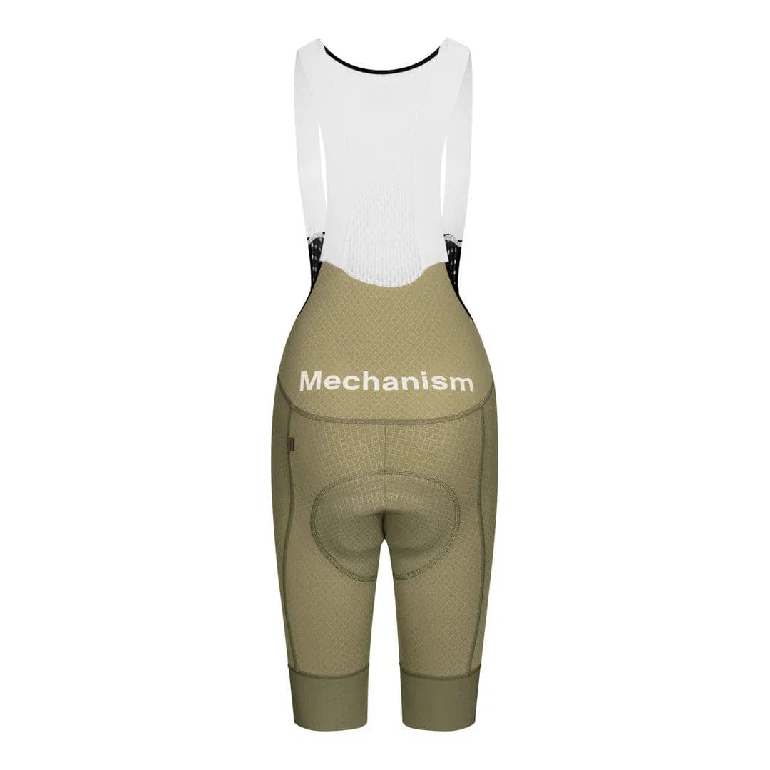 PAS NORMAL STUDIOS Mechanism Women Bib Shorts - Light Olive