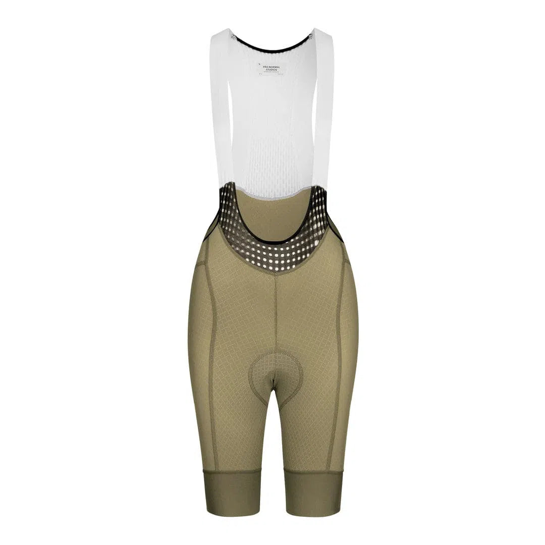 PAS NORMAL STUDIOS Mechanism Women Bib Shorts - Light Olive