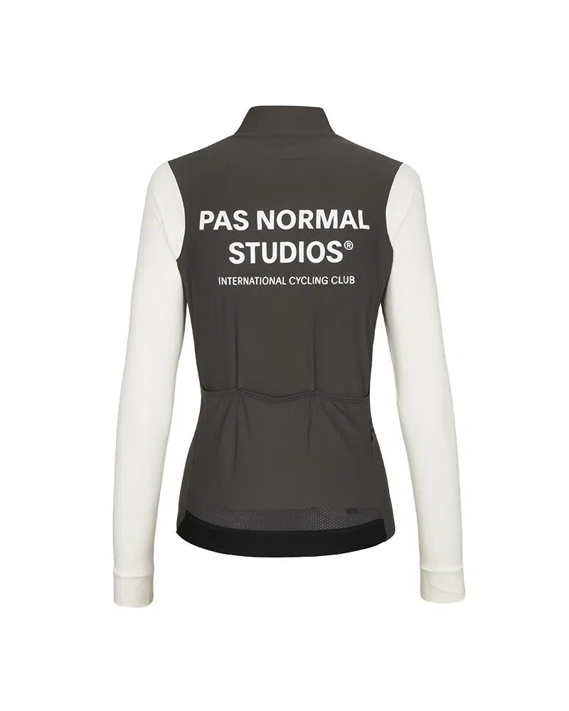 PAS NORMAL STUDIOS Mechanism Women Long Sleeve Jersey AW22 - Off White Black