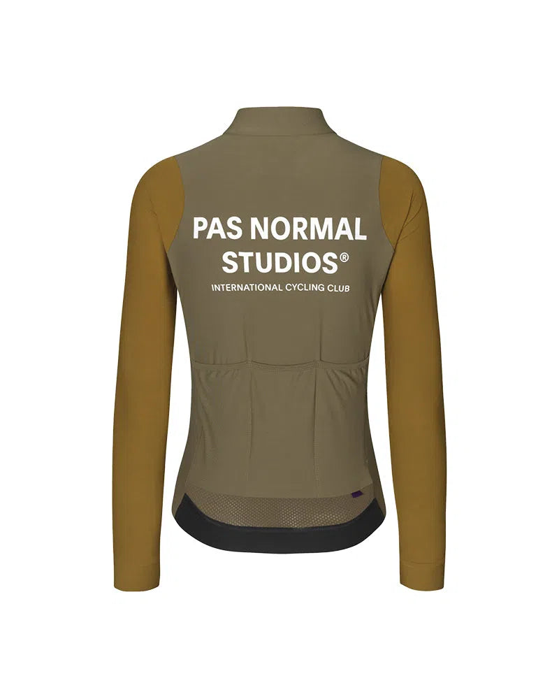 PAS NORMAL STUDIOS Mechanism Women Long Sleeve Jersey - Brown Olive AW22