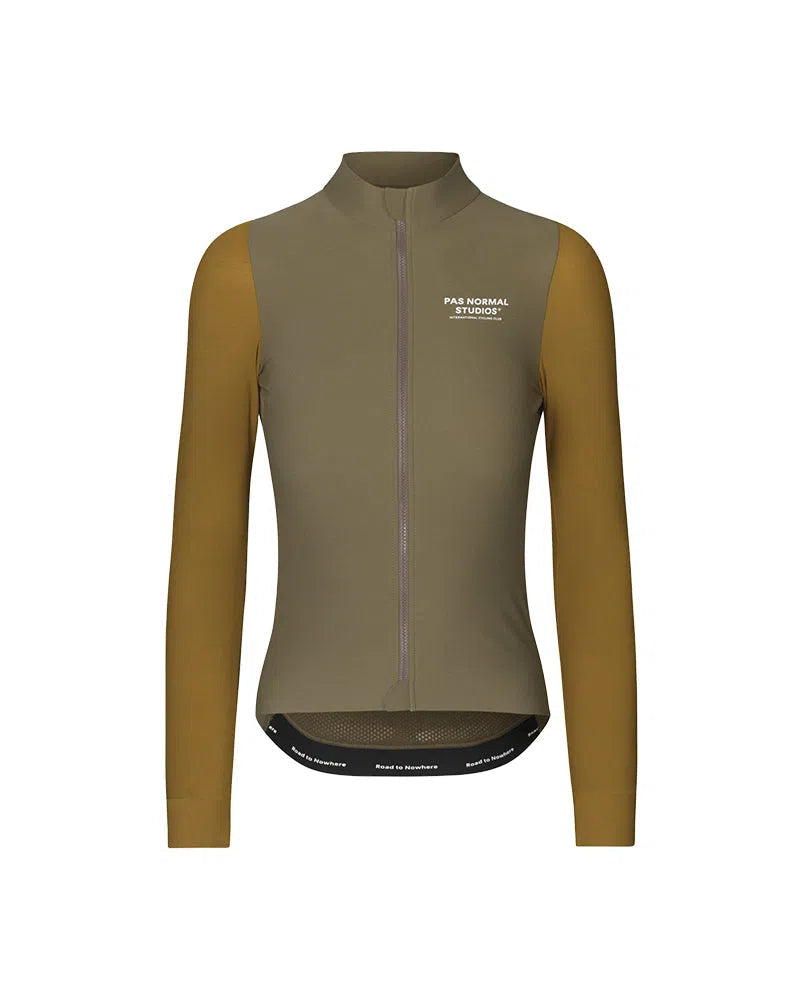 PAS NORMAL STUDIOS Mechanism Women Long Sleeve Jersey - Brown Olive AW22