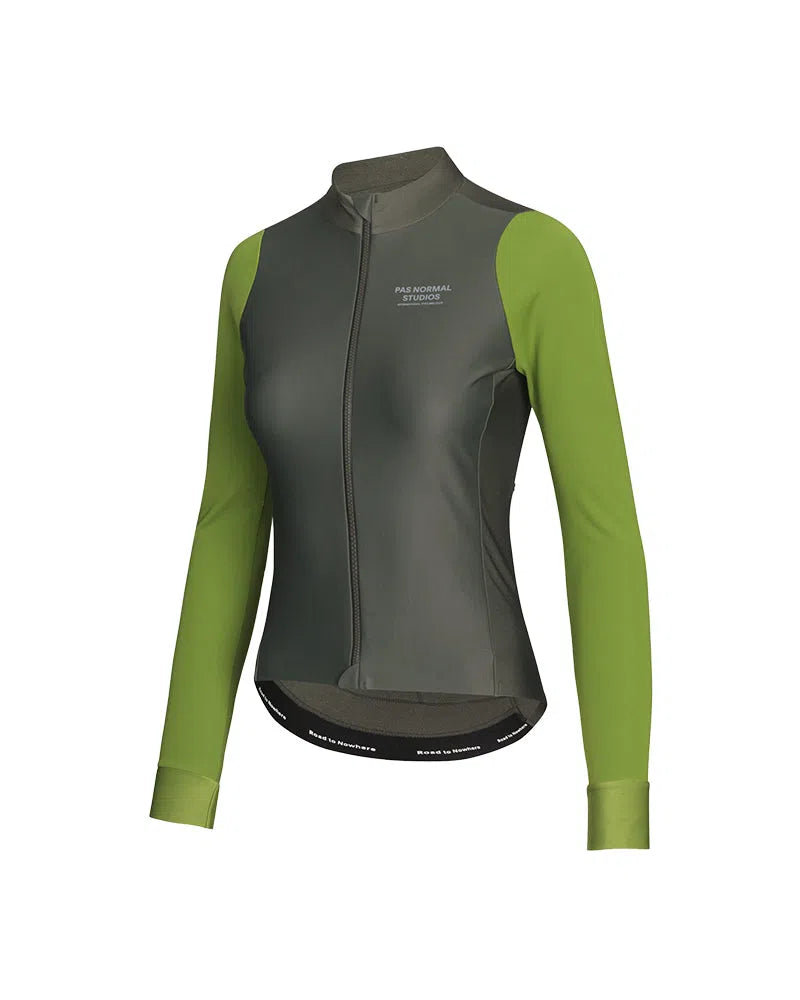 PAS NORMAL STUDIOS Mechanism Women Thermal Long Sleeve Jersey AW22 - Ivy Green