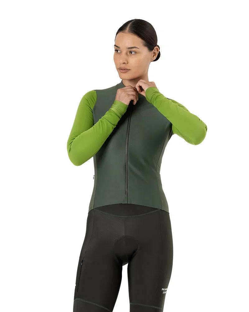 PAS NORMAL STUDIOS Mechanism Women Thermal Long Sleeve Jersey AW22 - Ivy Green