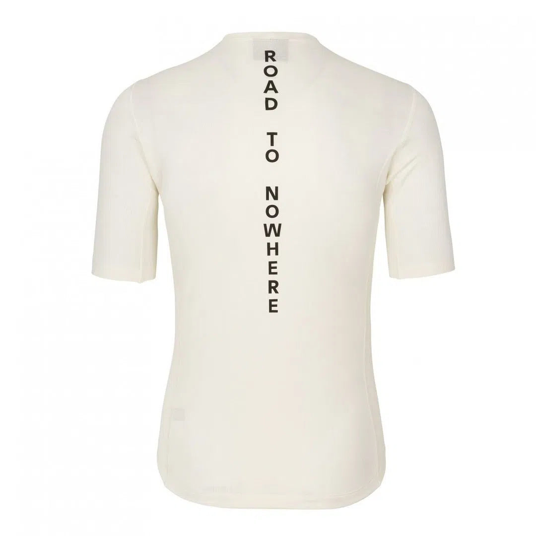 PAS NORMAL STUDIOS Mid Short Sleeve Baselayer - Off White