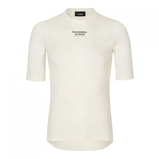 PAS NORMAL STUDIOS Mid Short Sleeve Baselayer - Off White