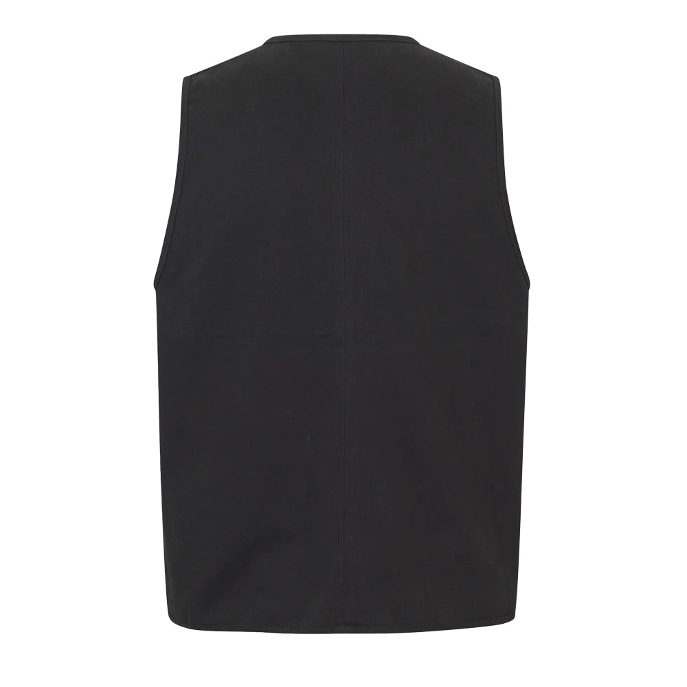 PAS NORMAL STUDIOS Off Race Cotton Twill Vest - Black