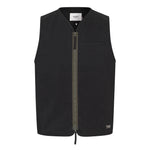 PAS NORMAL STUDIOS Off Race Cotton Twill Vest - Black