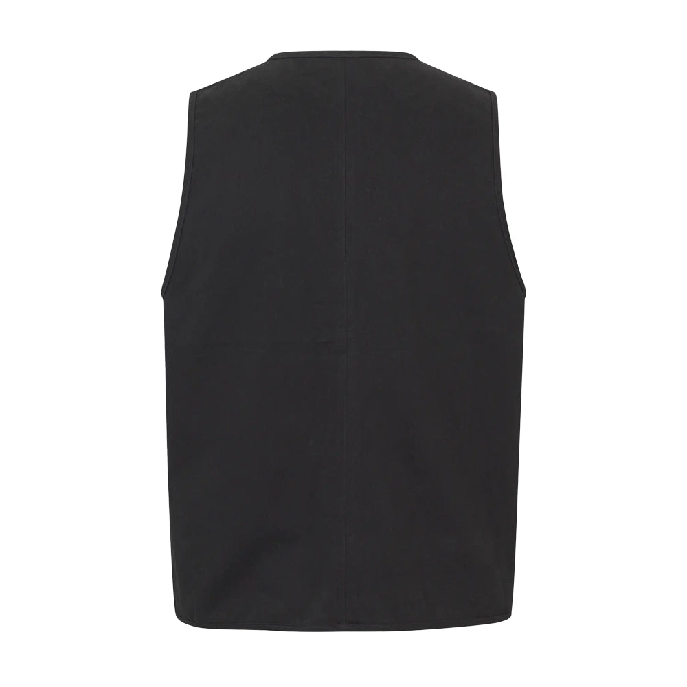 PAS NORMAL STUDIOS Off Race Cottton Twill Vest - Black