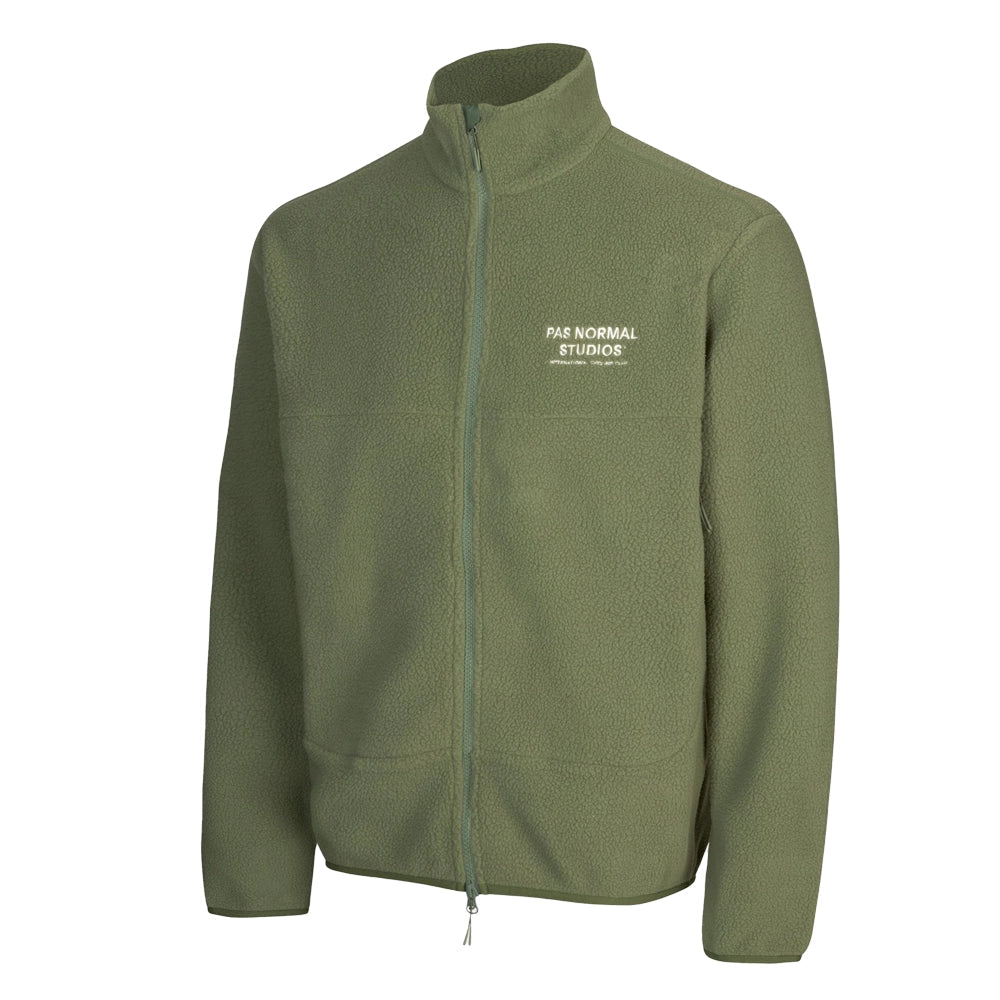 PAS NORMAL STUDIOS Off Race Fleece Jacket - Army Green