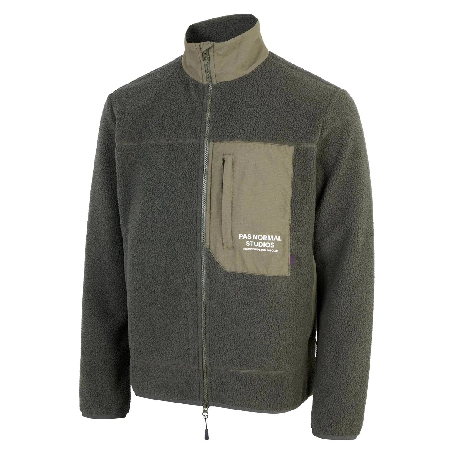 PAS NORMAL STUDIOS Off Race Fleece Jacket - Dark Olive