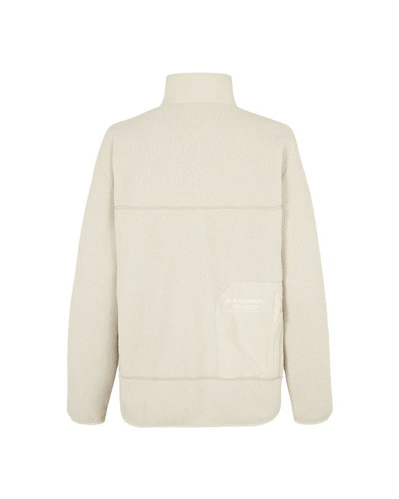 PAS NORMAL STUDIOS Off Race Fleece Jacket - Off White