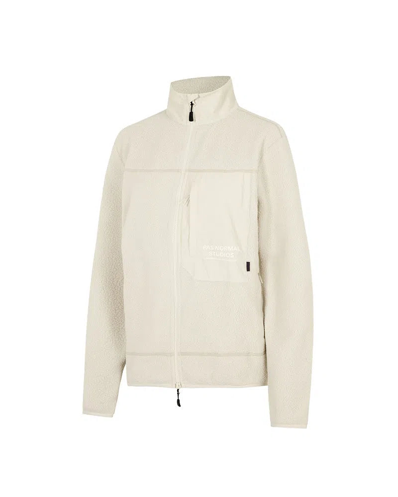 PAS NORMAL STUDIOS Off Race Fleece Jacket - Off White