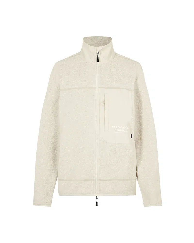 PAS NORMAL STUDIOS Off Race Fleece Jacket - Off White