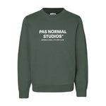 PAS NORMAL STUDIOS Off Race Logo Sweatshirt - Olive