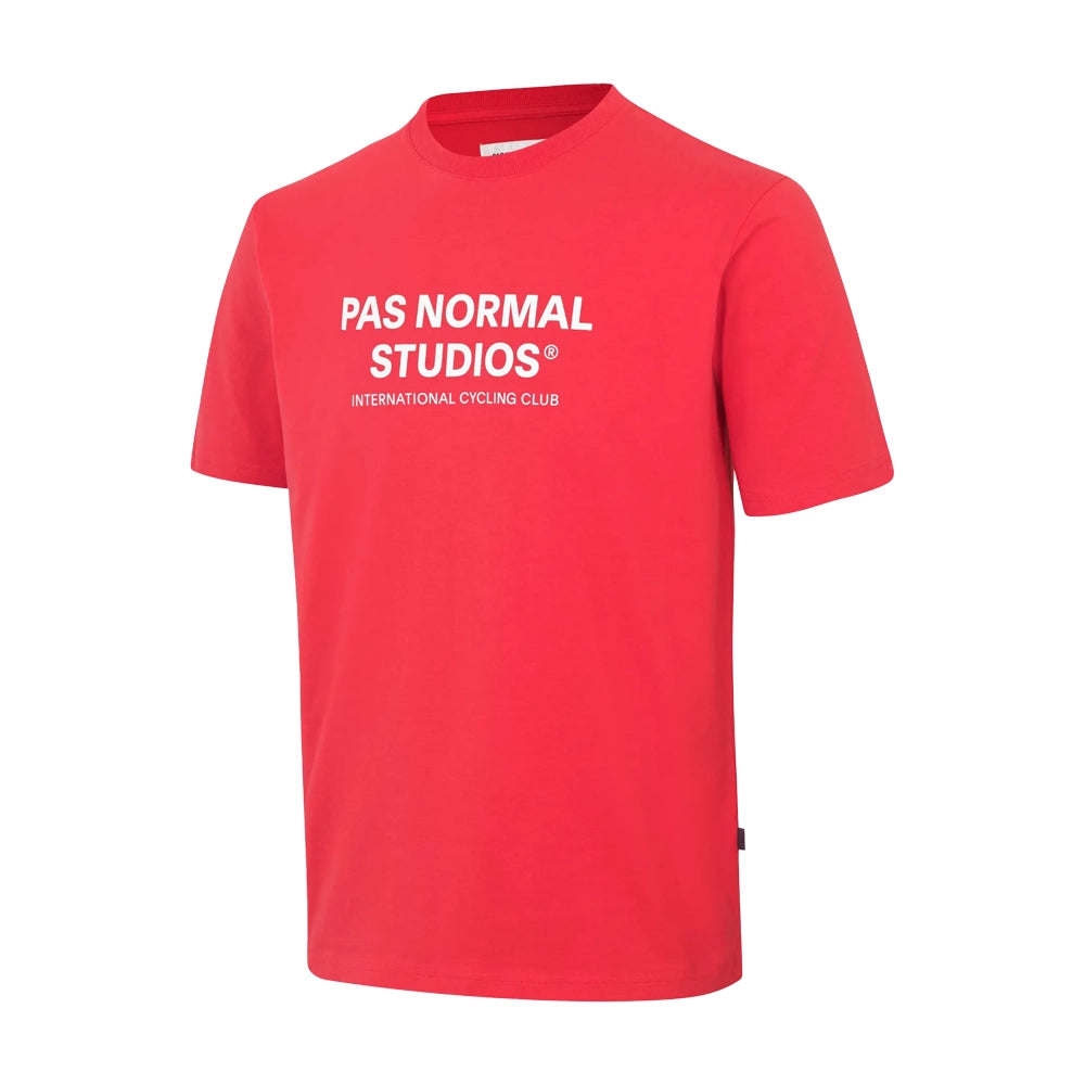 PAS NORMAL STUDIOS Off Race Logo Tshirt - Deep Red