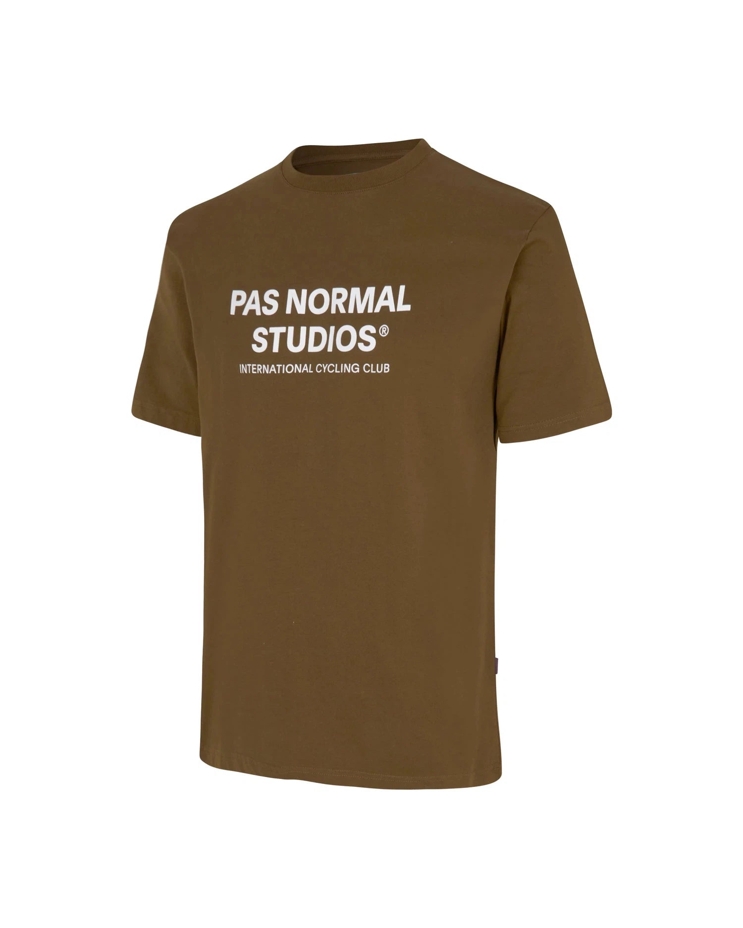 PAS NORMAL STUDIOS Off Race Logo Tshirt Short Sleeve - Army Brown