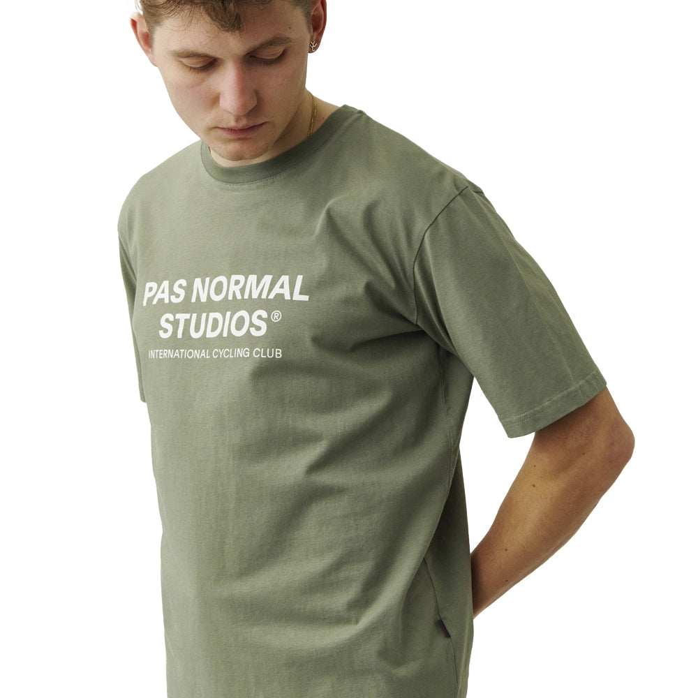 PAS NORMAL STUDIOS Off Race Logo Tshirt Short Sleeve - Dark Celeste