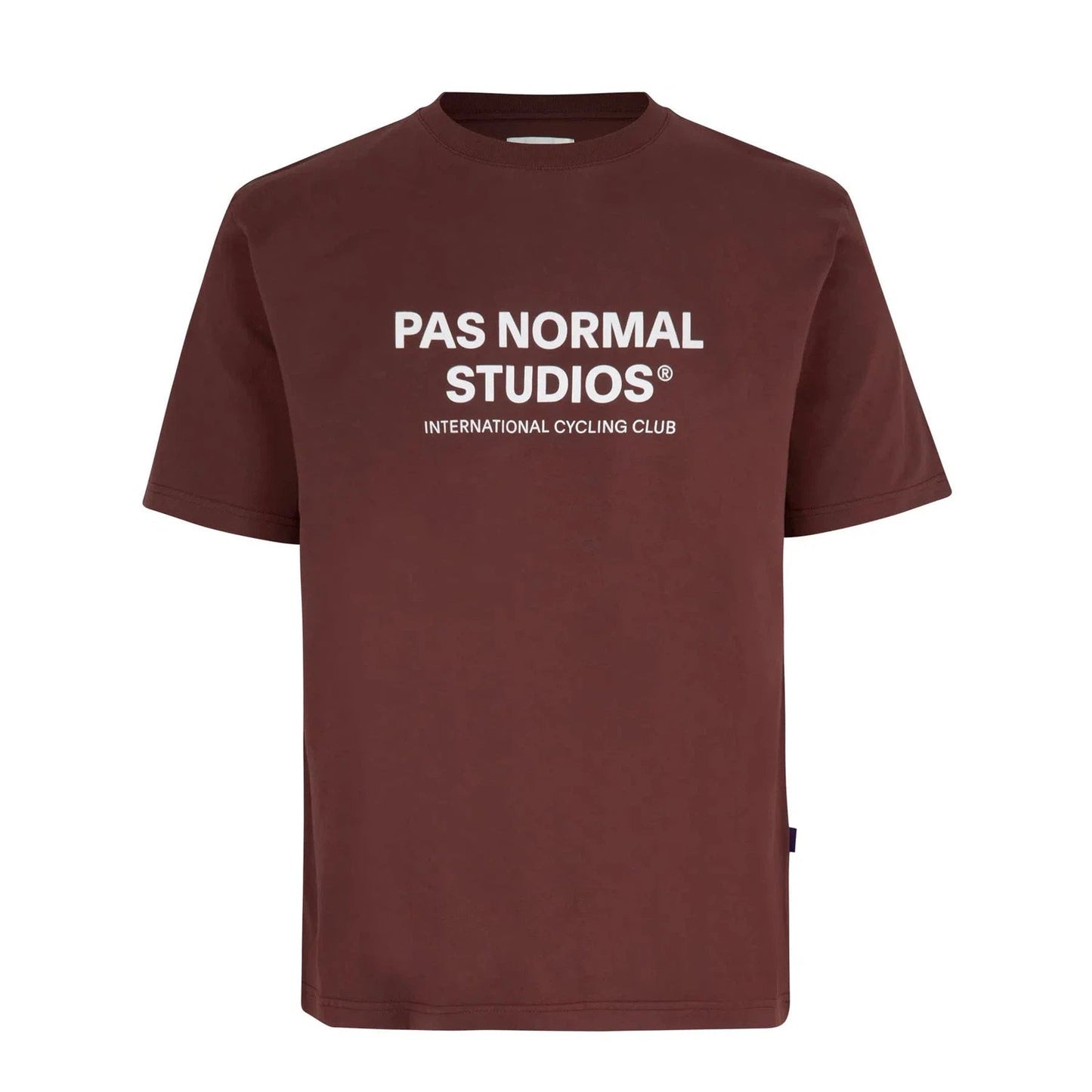 PAS NORMAL STUDIOS Off Race Logo Tshirt Short Sleeve - Deep Brown