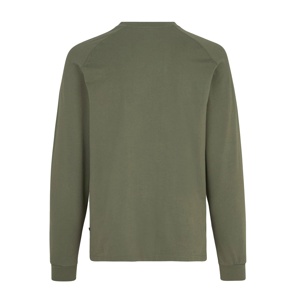 PAS NORMAL STUDIOS Off Race Patch Long Sleeve TShirt - Dusty Olive