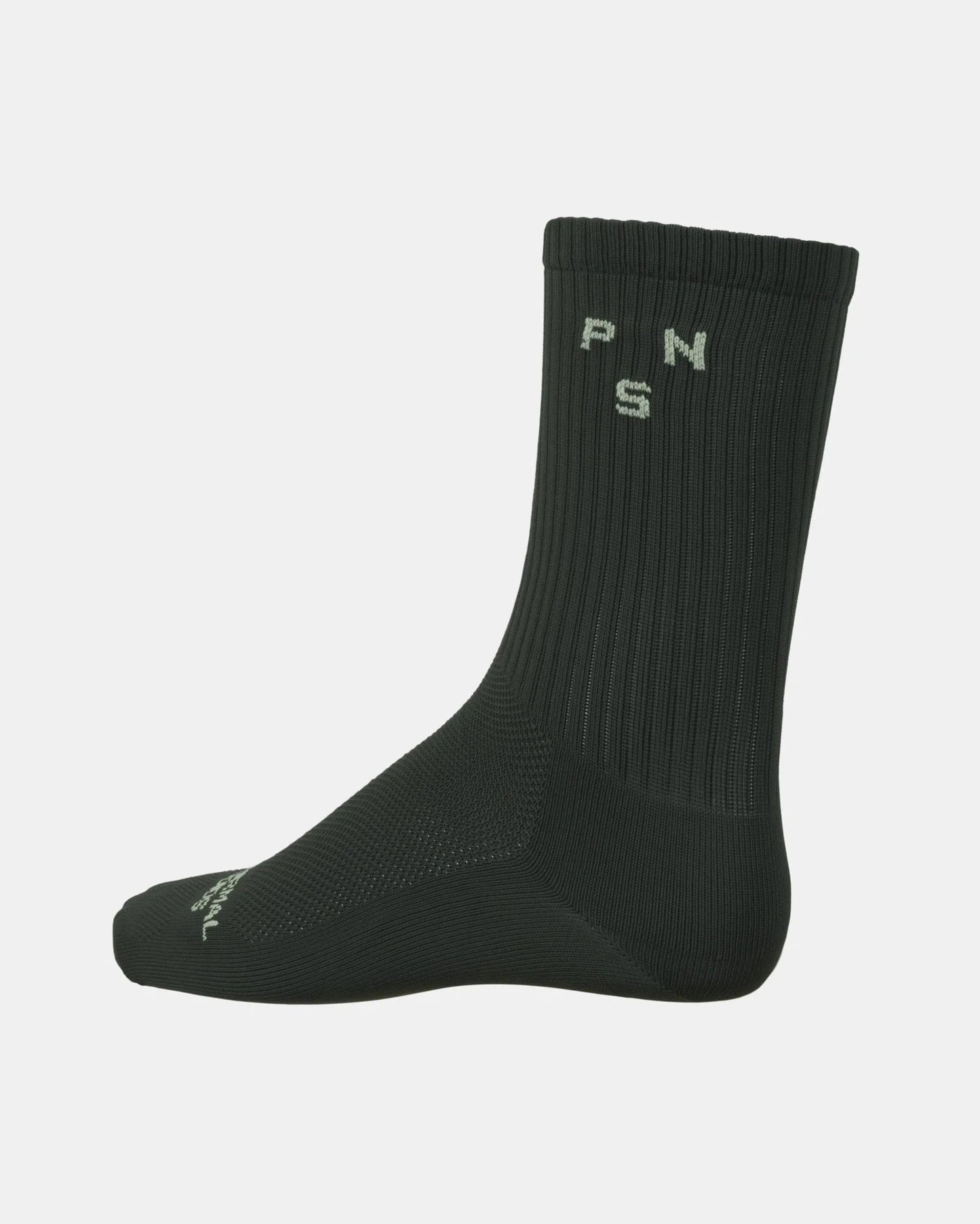 PAS NORMAL STUDIOS Off Race Ribbed Socks - Dark Olive