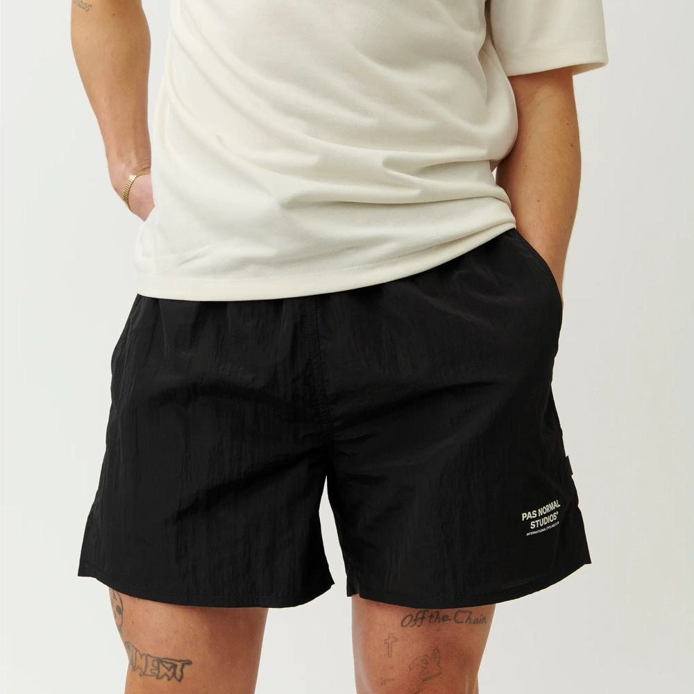 PAS NORMAL STUDIOS Off Race Ripstop Shorts - Black