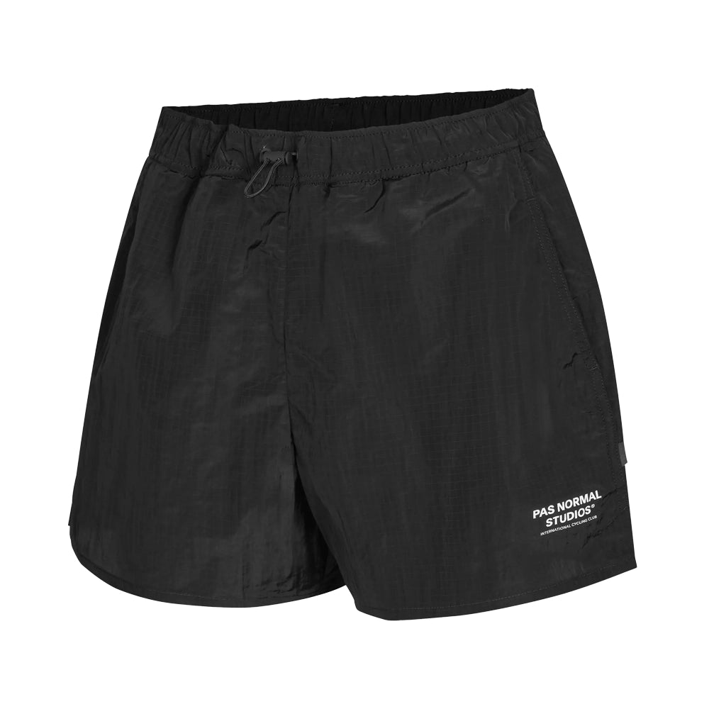 PAS NORMAL STUDIOS Off Race Ripstop Women Shorts - Black