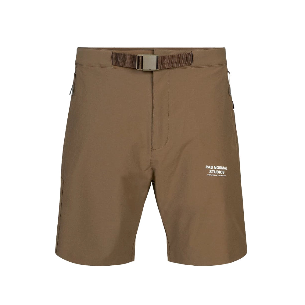 PAS NORMAL STUDIOS Off Race Shorts - Army Brown