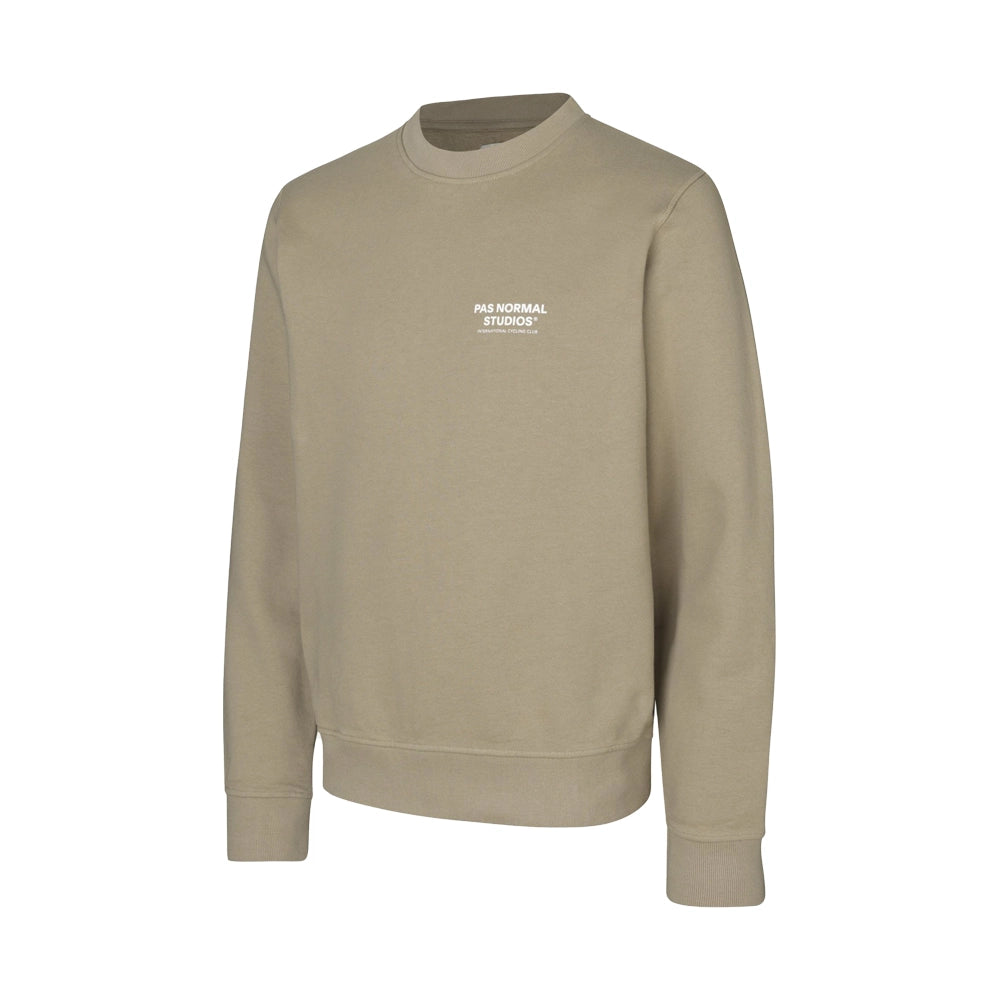 PAS NORMAL STUDIOS Off Race Small Logo Sweatshirt - Beige