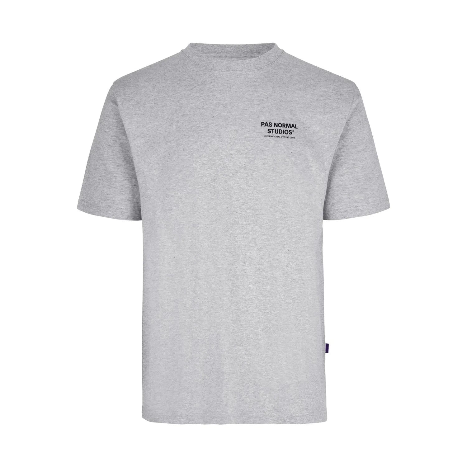 PAS NORMAL STUDIOS Off Race Small Logo Tshirt Short Sleeve - Grey/Black