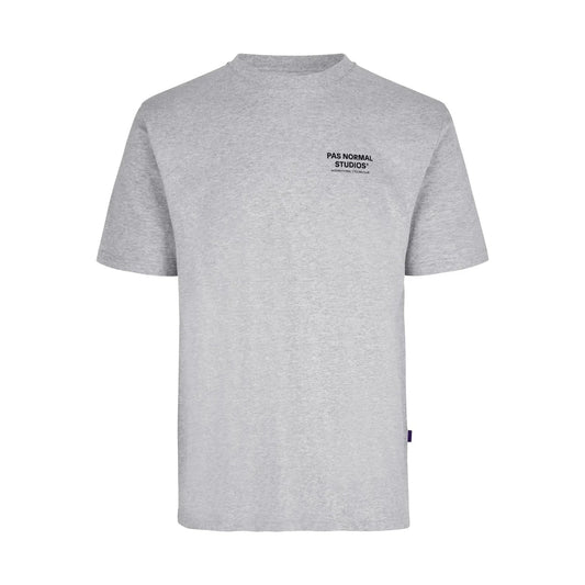 PAS NORMAL STUDIOS Off Race Small Logo Tshirt Short Sleeve - Grey/Black