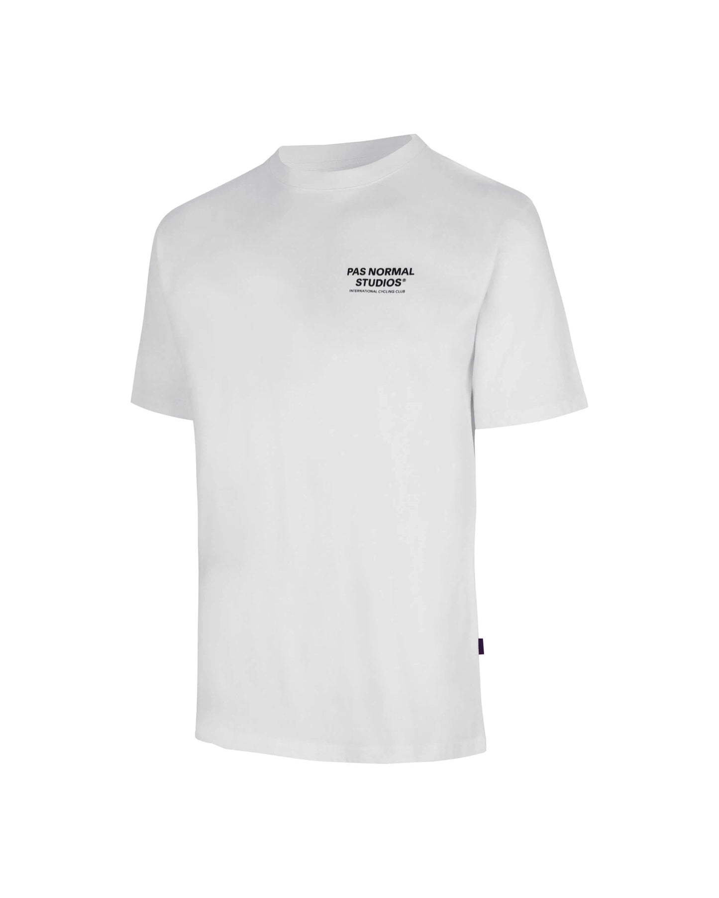 PAS NORMAL STUDIOS Off Race Small Logo Tshirt Short Sleeve - White/Black
