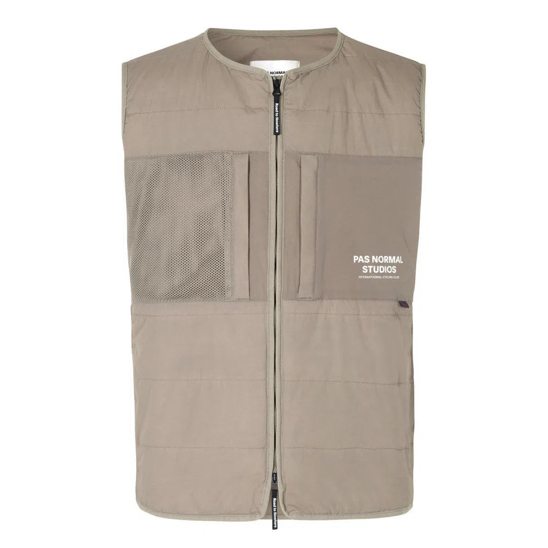 PAS NORMAL STUDIOS Off Race Thermal Gilet - Beige