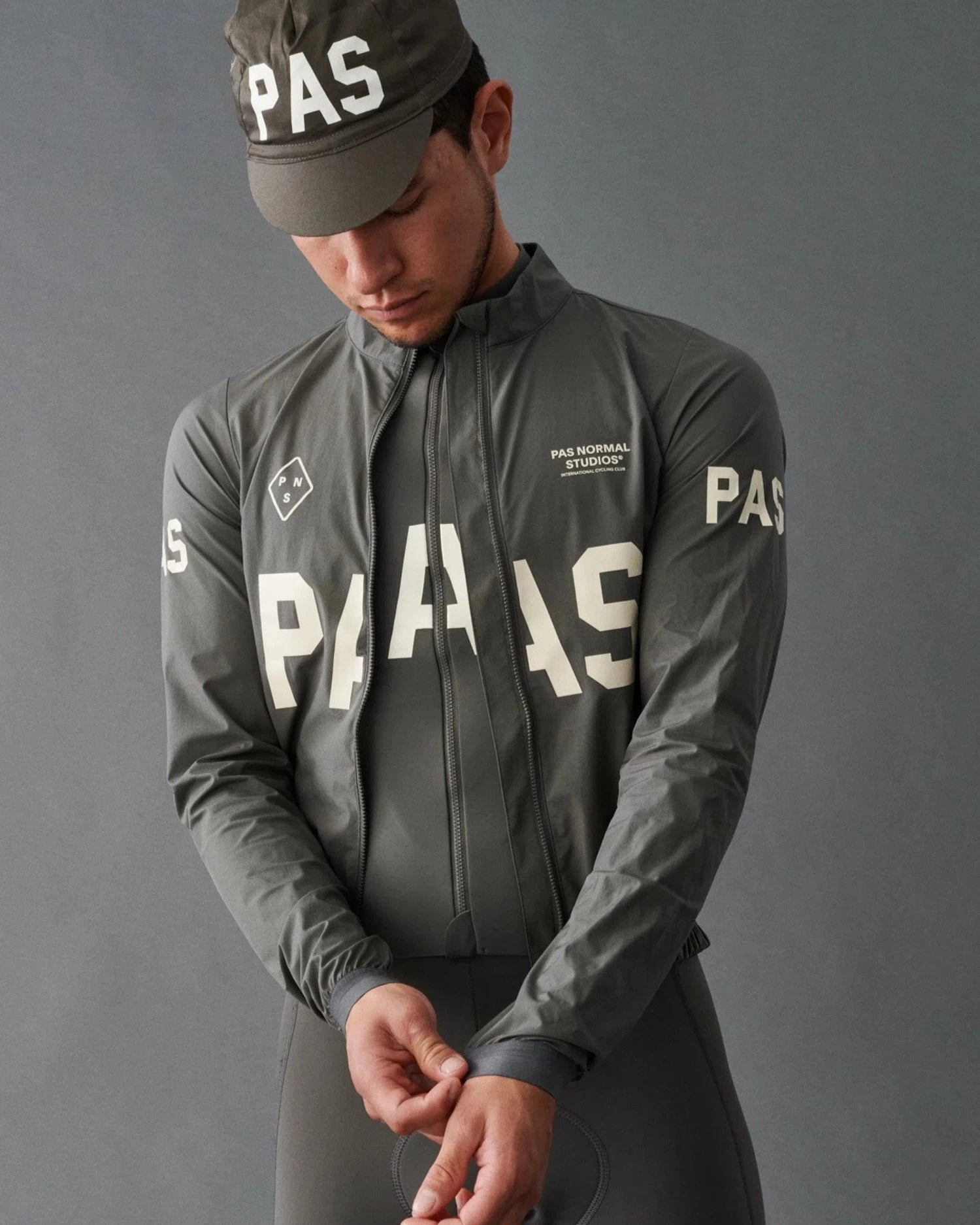 PAS NORMAL STUDIOS PAS Cycling Cap - Dark Grey