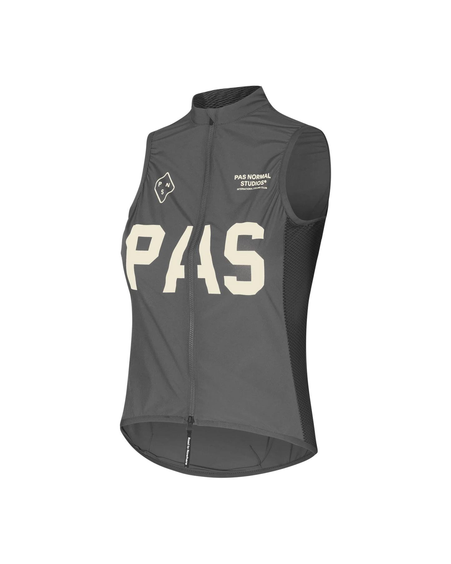 PAS NORMAL STUDIOS PAS Mechanism Women Stow Away Gilet AW22 - Dark Grey