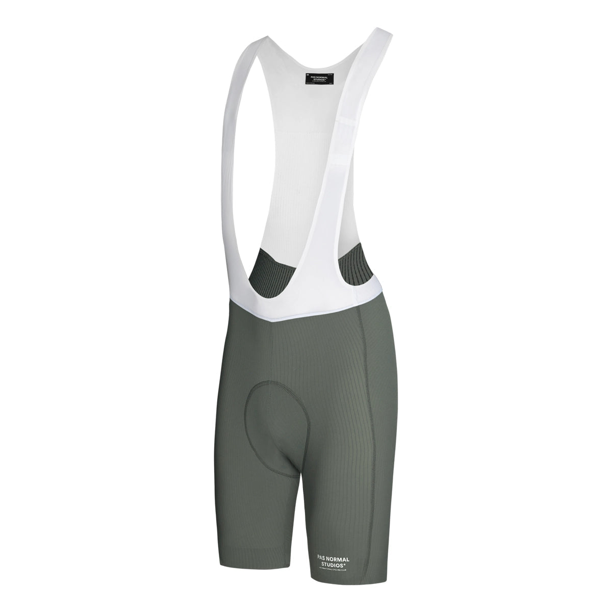 PAS NORMAL STUDIOS Solitude Bib Shorts SS24 - Dark Moss